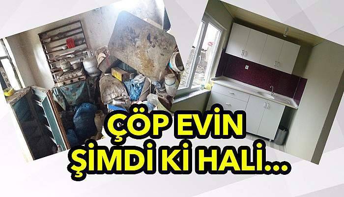 Çöp ev bambaşka hale geldi