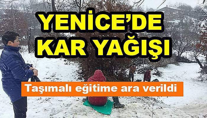  Çanakkale’de kar yağışı