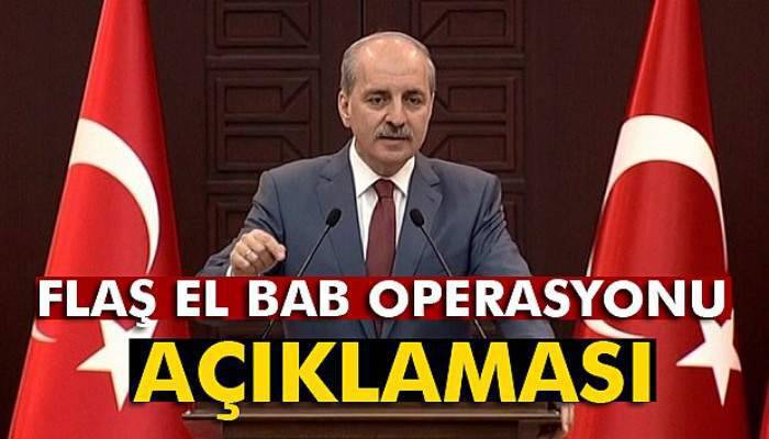 Hükümetten 'El Bab' açıklaması