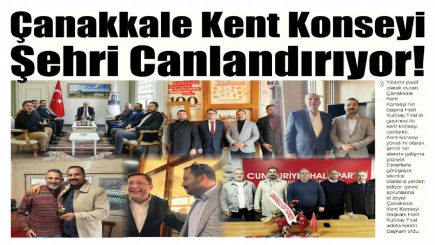 Çanakkale Kent Konseyi Şehri Canlandırıyor!