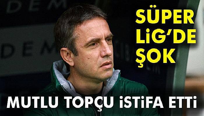 Bursaspor Teknik Direktörü Mutlu Topçu istifa etti