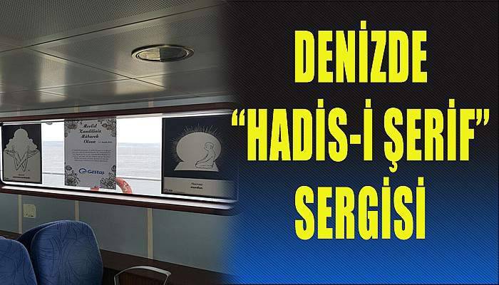 Gestaş gemilerinde, ‘Çizgilerle Hadis-i Şerif Sergisi’