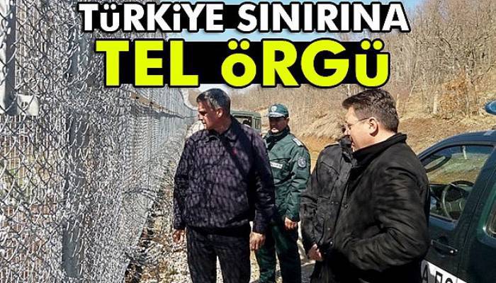 Bulgaristan'dan Türkiye sınırına 270 kilometrelik tel örgü