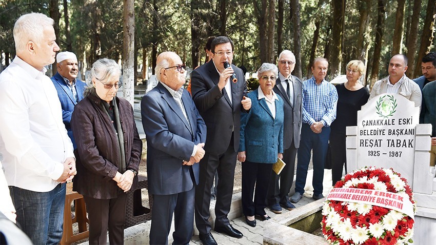 Merhum Başkan Reşat Tabak için Anma Töreni Düzenlendi