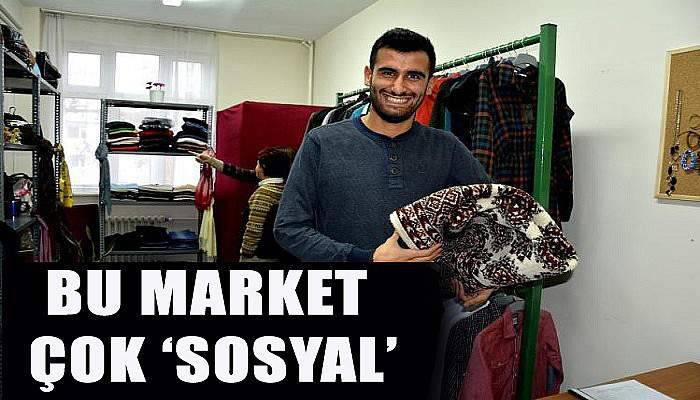  Ziraat fakültesinde sosyal market açıldı