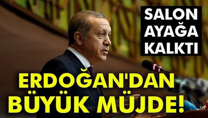 Erdoğan'dan muhtarlara büyük müjde!