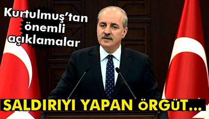 Kurtulmuş: 'Oklar şu anda PKK'yı işaret ediyor'