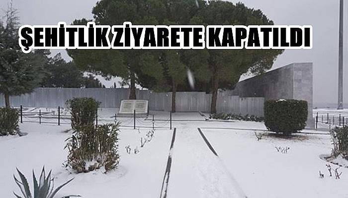 Şehitlik Ziyarete Kapatıldı