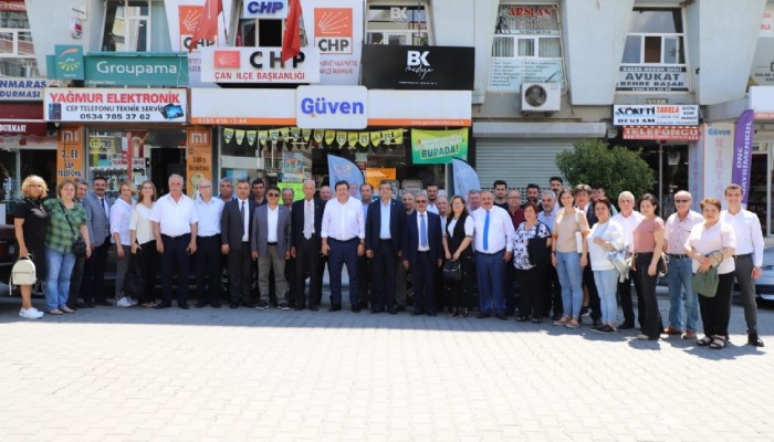 CHP’liler tam kadro Çan’daki seçime katıldı