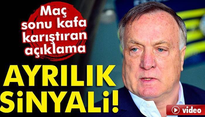 Dick Advocaat: İyi geri dönüş yaptık| Advocaat'tan ayrılık sinyali