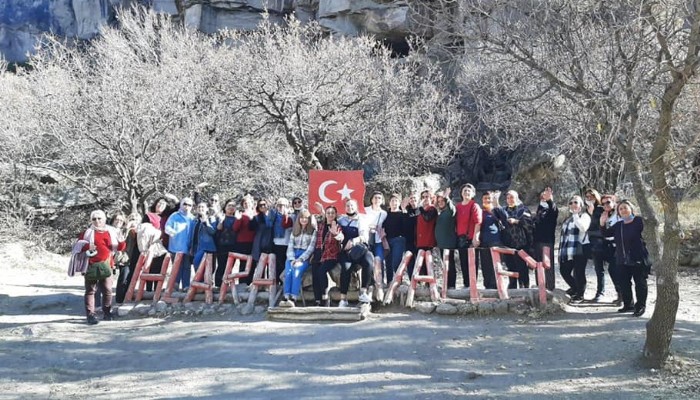 Geyikli kadınları Kapadokya’yı gezdi