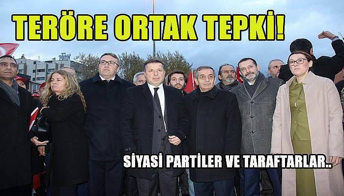  3 partiden ve taraftarlardan teröre ortak tepki