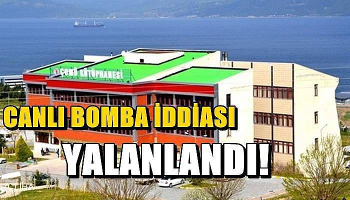  Çanakkale’de ‘Canlı bomba’ iddiası yalanlandı