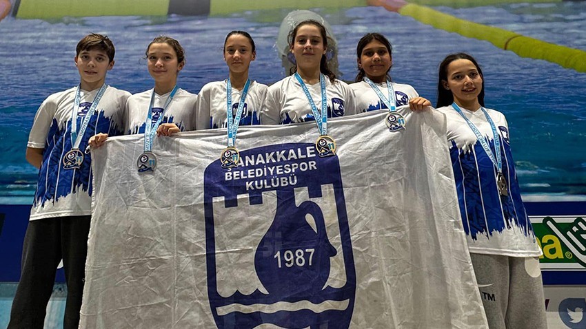 Çanakkale Belediyespor 11 Yaş Türkiye Şampiyonası’nda madalyaları topladı