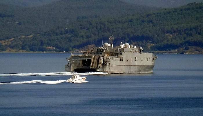 ABD savaş gemisi ‘USNS Yuma’, Çanakkale Boğazı’ndan geçti