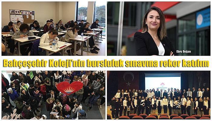 Bahçeşehir Koleji’nin bursluluk sınavına rekor katılım