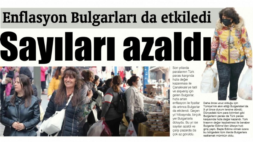 Enflasyon Bulgarları da etkiledi sayıları azaldı