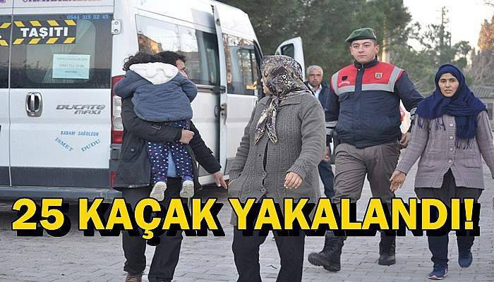 Çanakkale’de 25 Kaçak Yakalandı