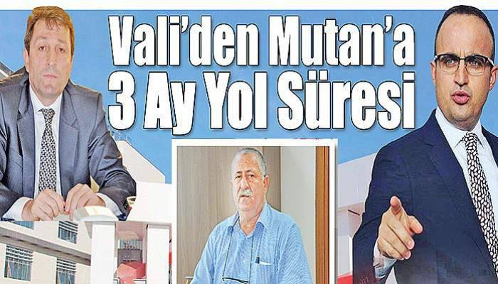 Yol yapımı için Vali Tavlı devrede