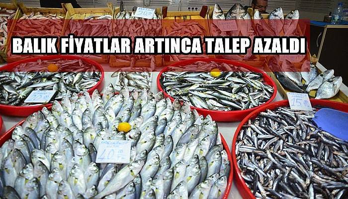 Balık Fiyatları Artınca Talep Azaldı 