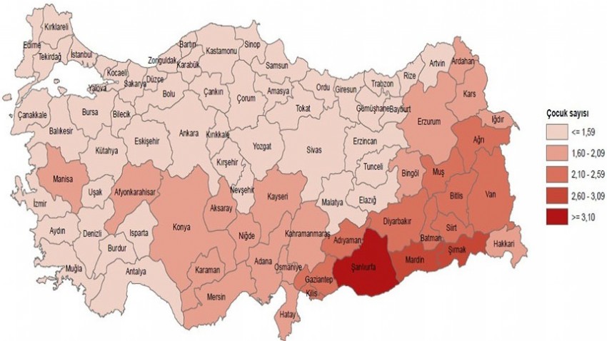 Çanakkale’de canlı doğan bebek sayısı 4 bin 587 oldu