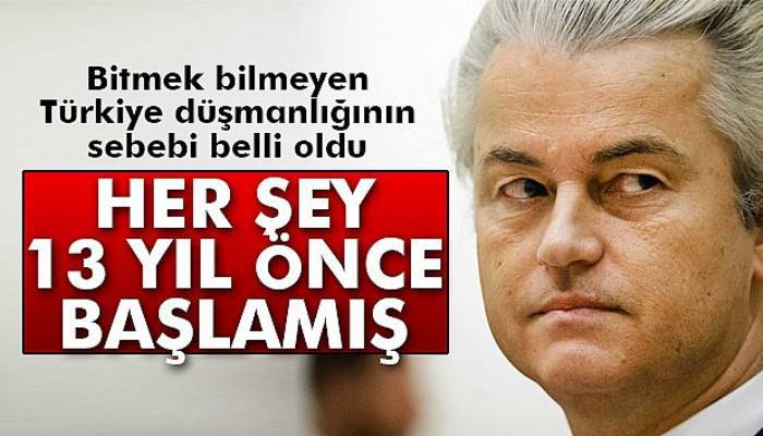  Türkiye düşmanı Wilders'in kuyruk acısı geçmiyor!I