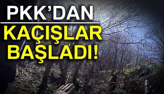  Terör örgütü PKK’dan kaçışlar başladı