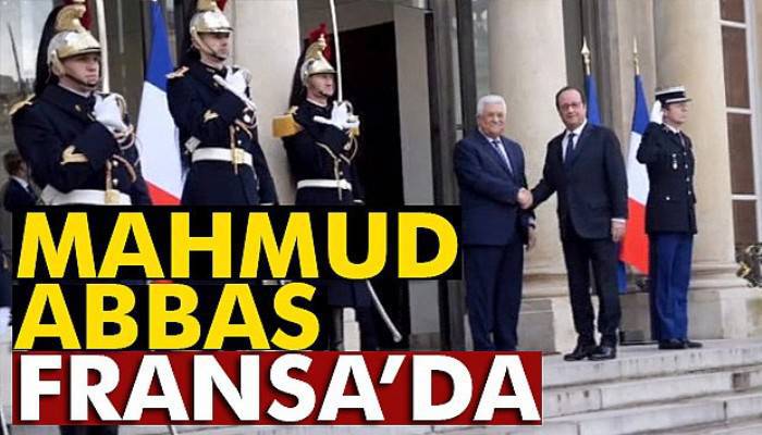 Filistin Devlet Başkanı Abbas, Elysee’de