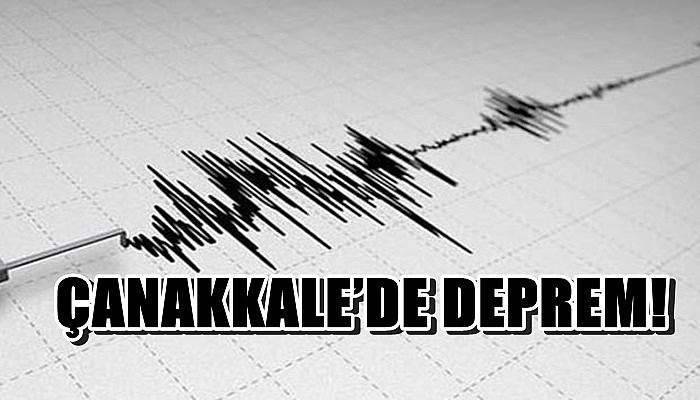 Çanakkale’de Deprem