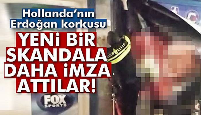 Hollanda'nın Erdoğan korkusu! Şimdi de posterini indirdiler...