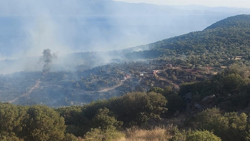 Behram Köyü'ndeki Yangında 93 Kişi Tahliye Edildi