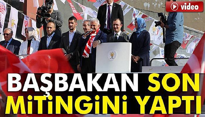  Başbakan Binali Yıldırım son mitingini Arnavutköy’de düzenledi