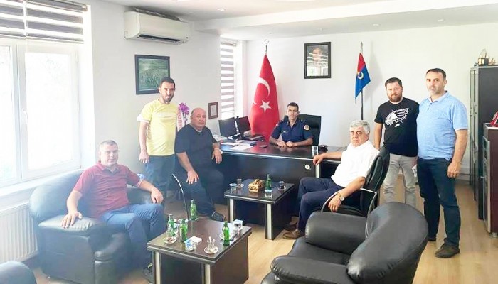 JANDARMA KOMUTANINA HAYIRLI OLSUN ZİYARETİ