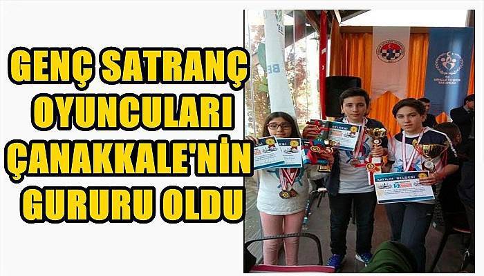 Genç Satranç Oyuncuları Çanakkale'nin Gururu Oldu 