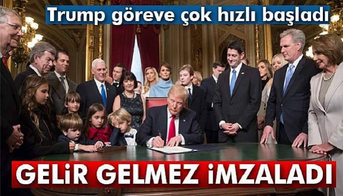  Trump, ilk emirlerini imzaladı