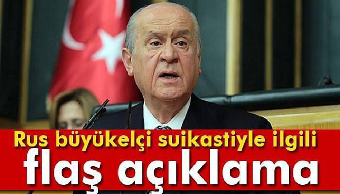  Bahçeli'den flaş açıklama