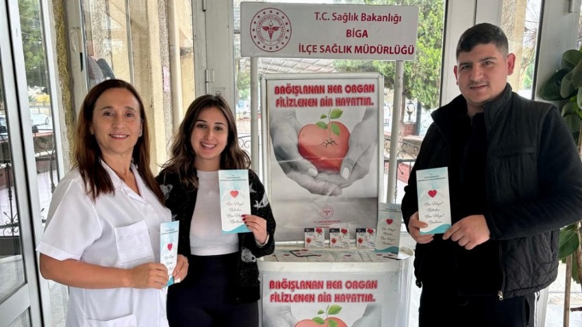 Organ Bağışına Dikkat Çekmek için Biga’da Etkinlikler Düzenleniyor