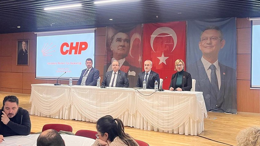 CHP Çanakkale İl Başkanlığı Danışma Kurulu toplantısını gerçekleştirdi