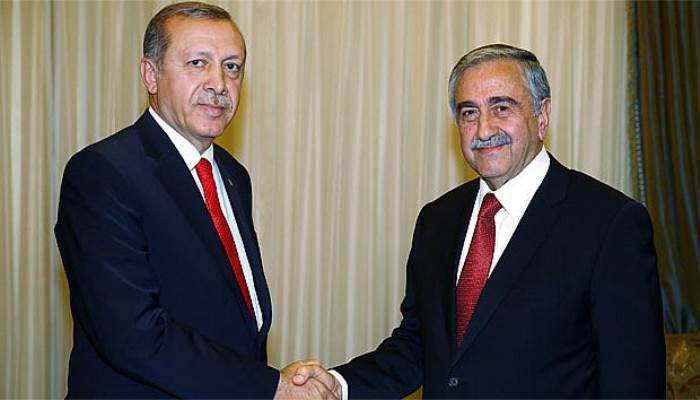 Cumhurbaşkanı Erdoğan, KKTC Cumhurbaşkanı Mustafa Akıncı ile görüştü