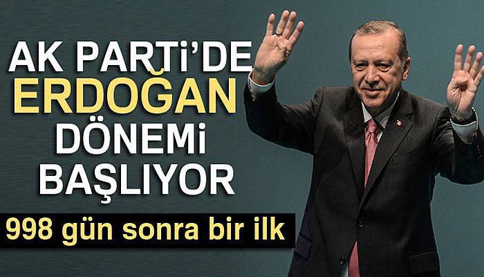 Cumhurbaşkanı Erdoğan AK Parti'ye dönüyor