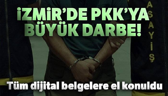 İzmir'de PKK/KCK'ya darbe: 9 gözaltı