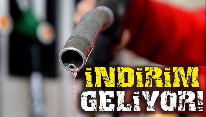 Benzine indirim geliyor