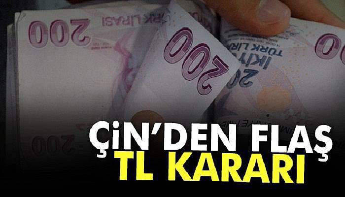 Çin döviz sepetine TL'de dahil olmak üzere 11 yeni para birimi ekledi