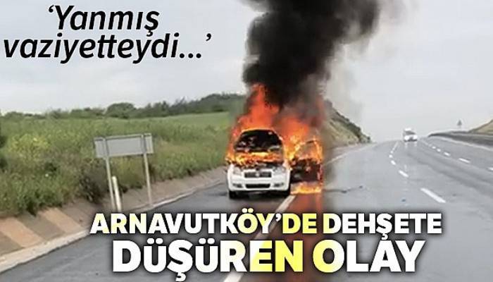 Arnavutköy'de dehşete düşüren olay