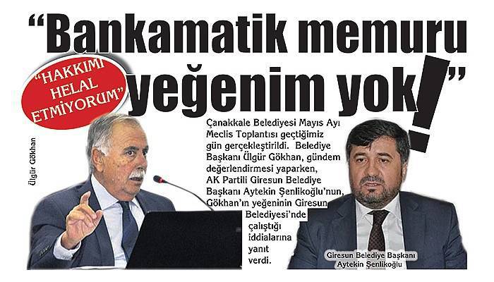 “Bankamatik memuru yeğenim yok!”