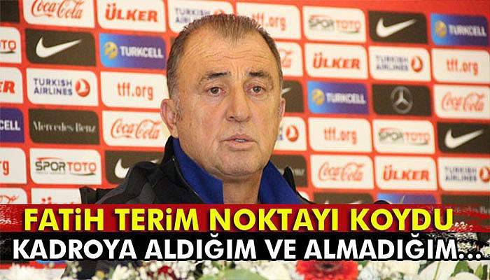 Terim: 'Kadroya aldığım ve almadığım oyuncuları yedirtmem'