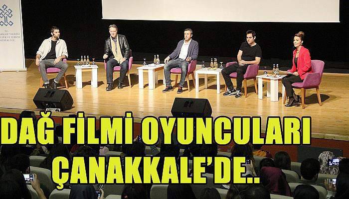  ‘Dağ 2’ filmi oyuncuları, söyleşide seyircisiyle buluştu