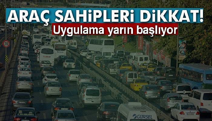 16.3 milyon araç sahibini ilgilendiriyor...