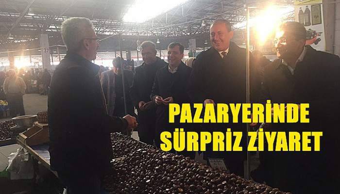 Pazaryerinde sürpriz ziyaret