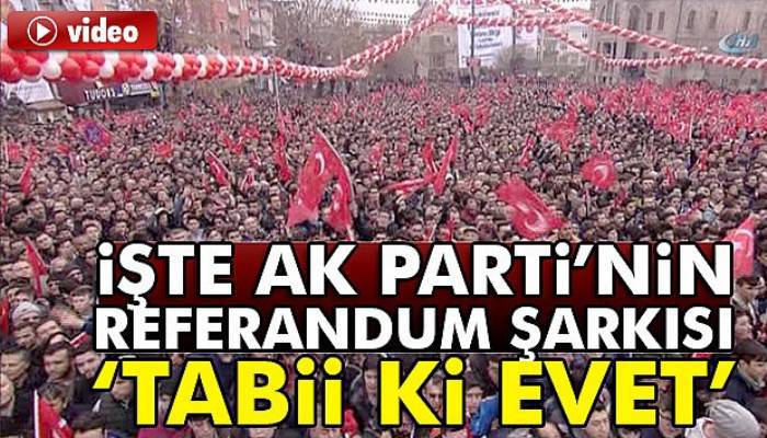 AK Parti, referandum öncesi sahalara 'Tabii ki evet' şarkısıyla inecek